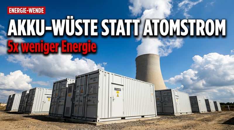 Vom Atomriesen zur Akku-Wüste: In Grohnde entsteht Deutschlands Energiewende-Mahnmal