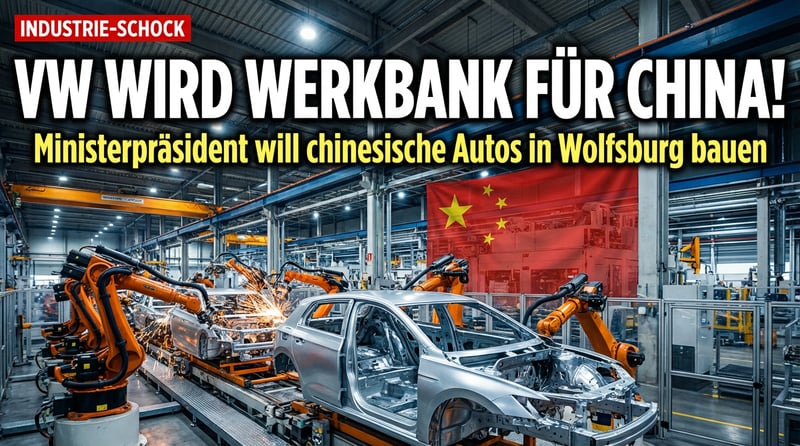 Vom Autobauer zur Werkbank Pekings: VW soll künftig chinesische Fahrzeuge fertigen