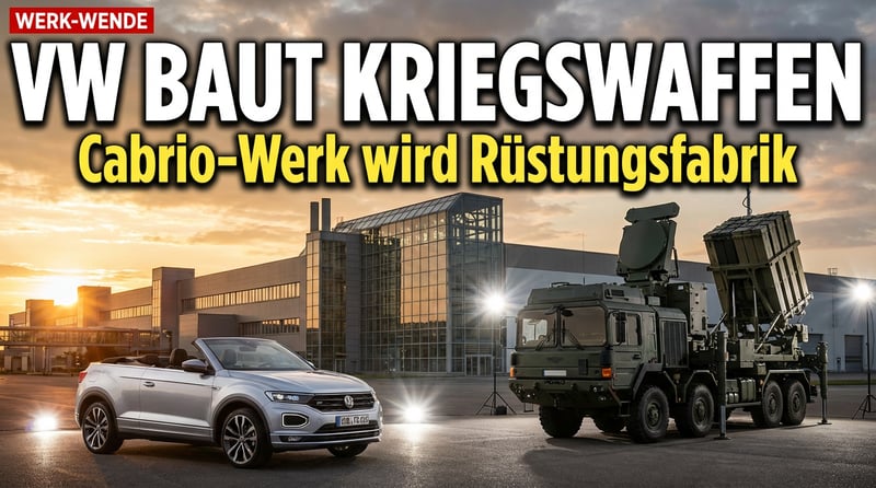 Vom Cabrio zur Kriegsmaschine: VW könnte deutsches Werk in Rüstungsfabrik für Israels Iron Dome umwandeln