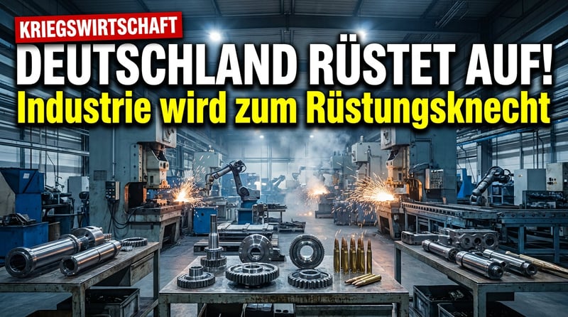 Vom Exportweltmeister zum Rüstungsknecht: Wie Deutschland seine Industrie auf Kriegswirtschaft umpolt
