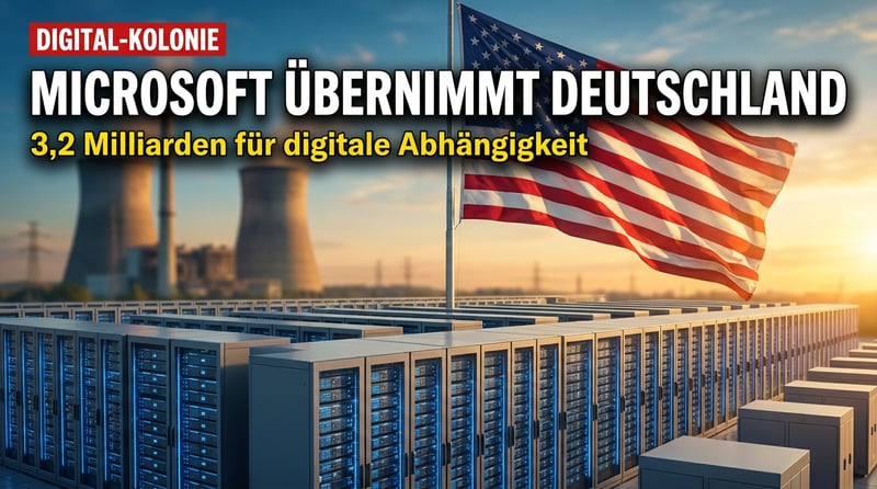 Vom Kohlerevier zur KI-Kolonie: Microsoft baut Deutschland zum digitalen Hinterhof aus