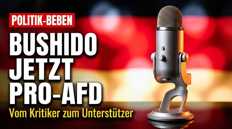 Vom Kritiker zum Sympathisanten: Bushido kündigt AfD-freundlichen Podcast an