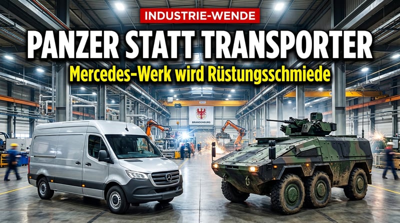 Vom Sprinter zum Schützenpanzer: Wenn deutsche Autowerke zur Rüstungsschmiede mutieren