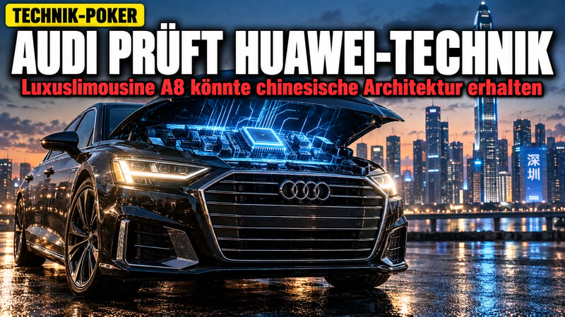 Vorsprung durch Huawei? Audis Flaggschiff A8 schielt nach China