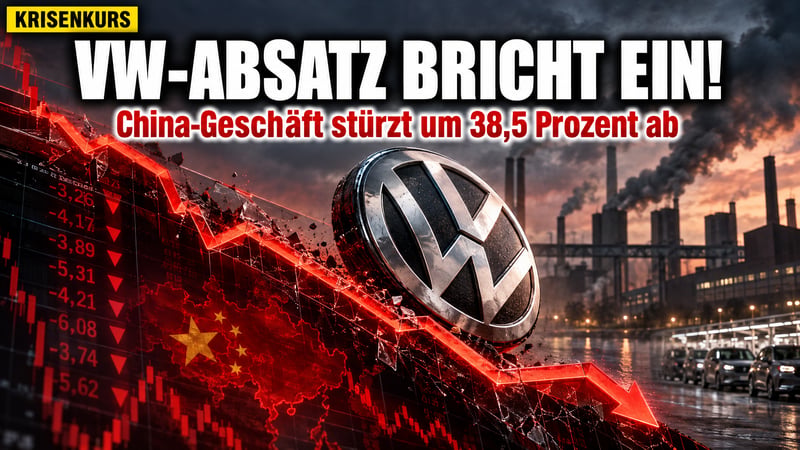 VW im freien Fall: China-Absturz reißt Wolfsburg immer tiefer!
