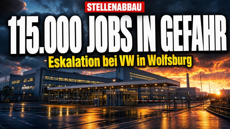 VW-Schock in Wolfsburg: 115.000 Jobs auf der Kippe!