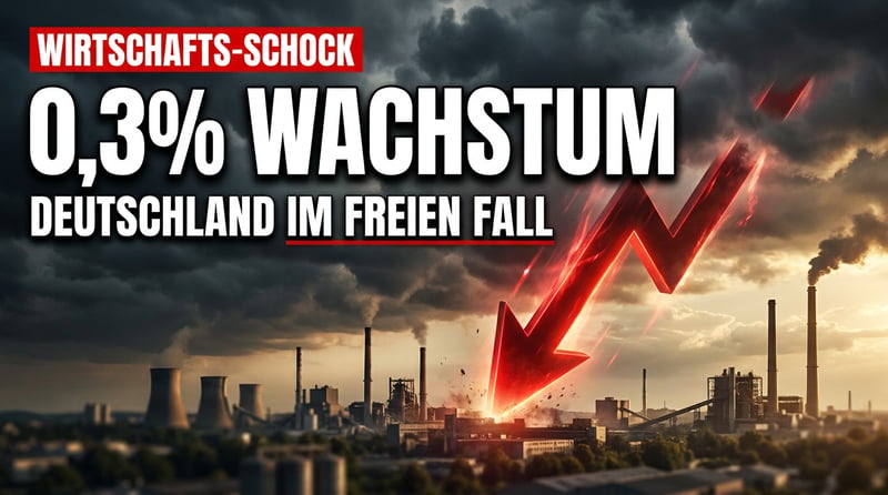 Wachstumsprognose im freien Fall: DIHK rechnet nur noch mit kümmerlichen 0,3 Prozent