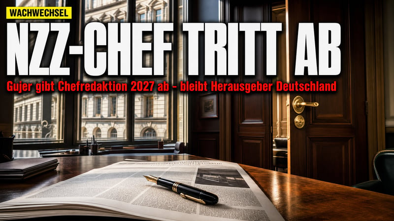 Wachwechsel an der Falkenstrasse: NZZ-Chef Gujer räumt den Posten