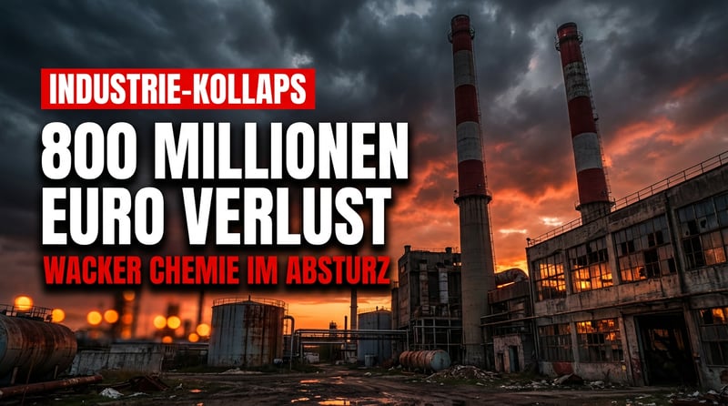 Wacker Chemie versinkt im Chaos: 800 Millionen Euro Verlust offenbaren das ganze Ausmaß der deutschen Industriekrise