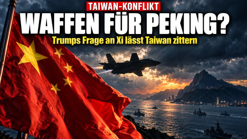 Waffen für Peking? Trumps Frage an Xi lässt Taiwan zittern