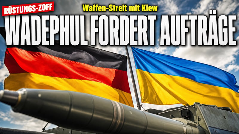 Waffen-Streit mit Kiew: Wadephul will Aufträge für deutsche Firmen