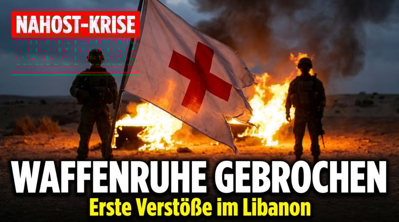 Waffenruhe im Libanon kaum in Kraft – und schon bröckelt sie