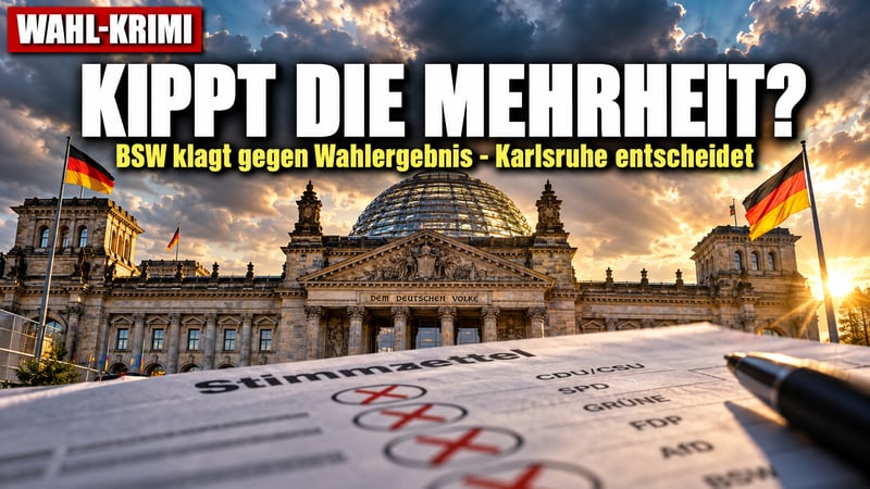 Wahl-Krimi in Karlsruhe: Kostet das BSW Merz die Mehrheit?