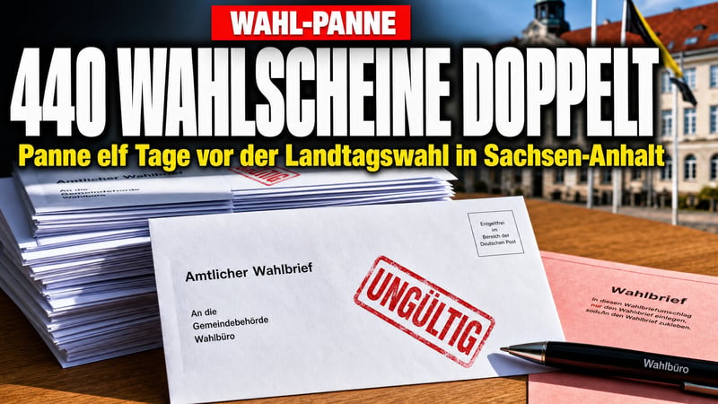 Wahl-Panne in Magdeburg: 440 Bürger bekamen Wahlscheine doppelt