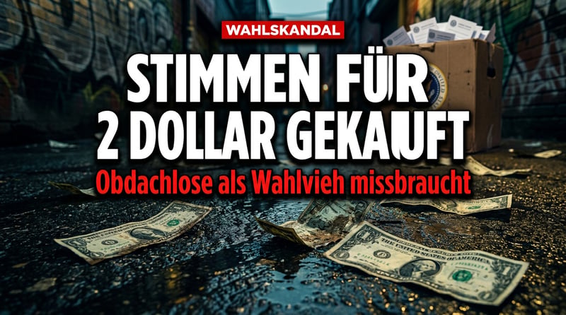 Wahlbetrug in Kalifornien: Wie Obdachlose für ein paar Dollar zu Stimmvieh gemacht wurden