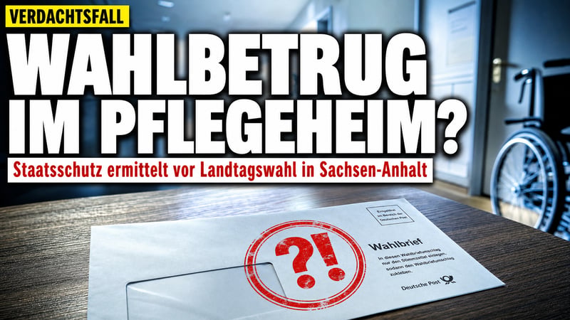 Wahlbetrugs-Verdacht in Dessau: Staatsschutz ermittelt im Pflegeheim