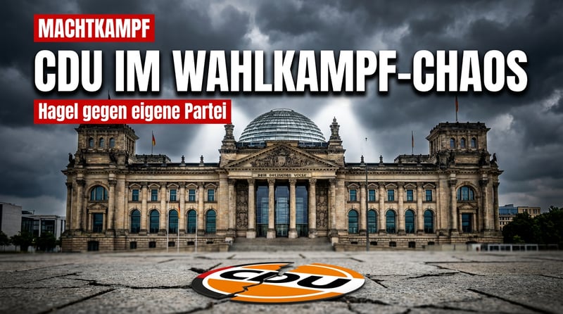 Wahlkampf-Chaos: CDU-Spitzenkandidat Hagel geht auf Distanz zu eigener Partei