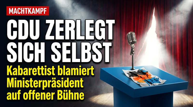 Wahlkampf-Groteske in Dessau: Wie die CDU sich vom Kabarettisten die eigene Politik zerlegen lässt