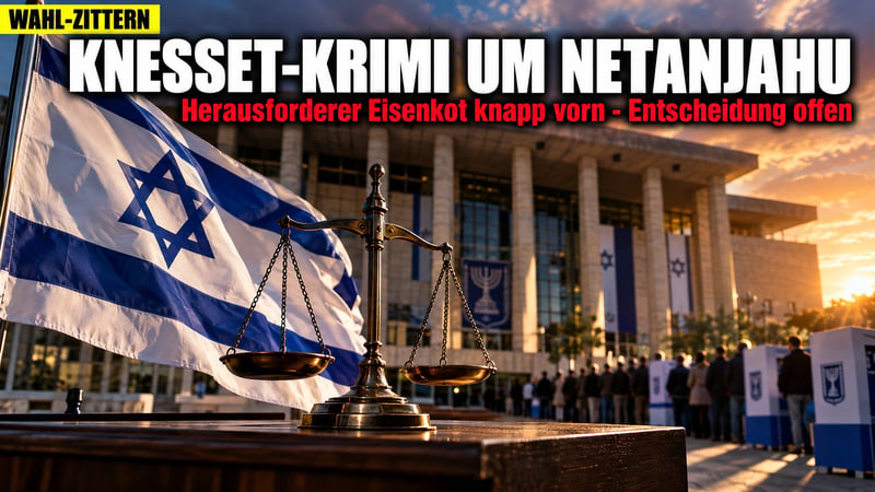 Wahlkrimi in Israel: Wackelt jetzt Netanjahus Thron?