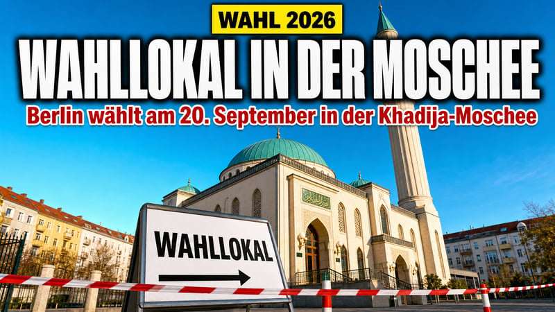 Wahllokal in der Moschee: Berlin macht Ernst am 20. September