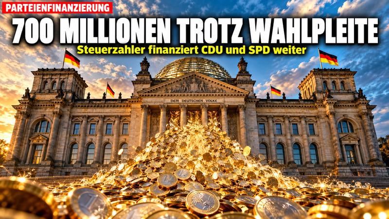 Wahlpleite egal, Kasse voll: So finanziert der Steuerzahler CDU und SPD