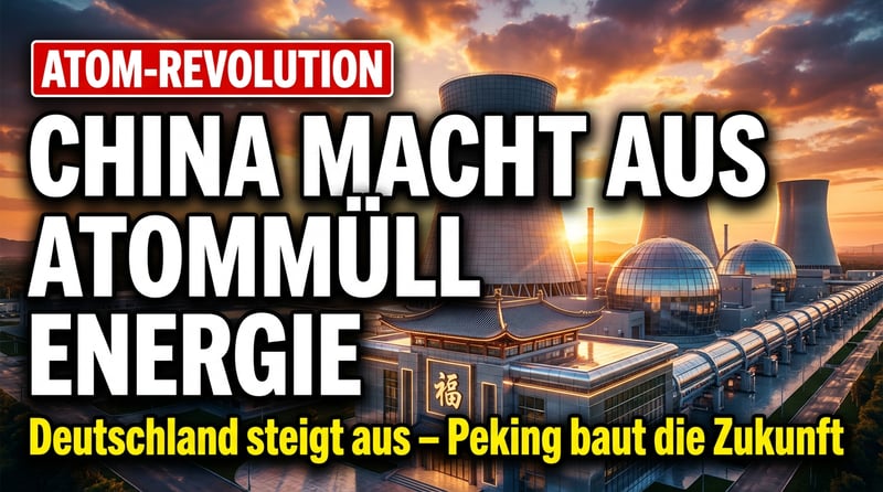 Während Deutschland seine Kernkraftwerke abschaltet, macht China Atommüll zum Treibstoff der Zukunft
