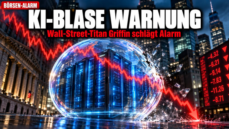 Wall-Street-Titan Griffin: Der KI-Boom ist „fast sicher“ eine Blase!