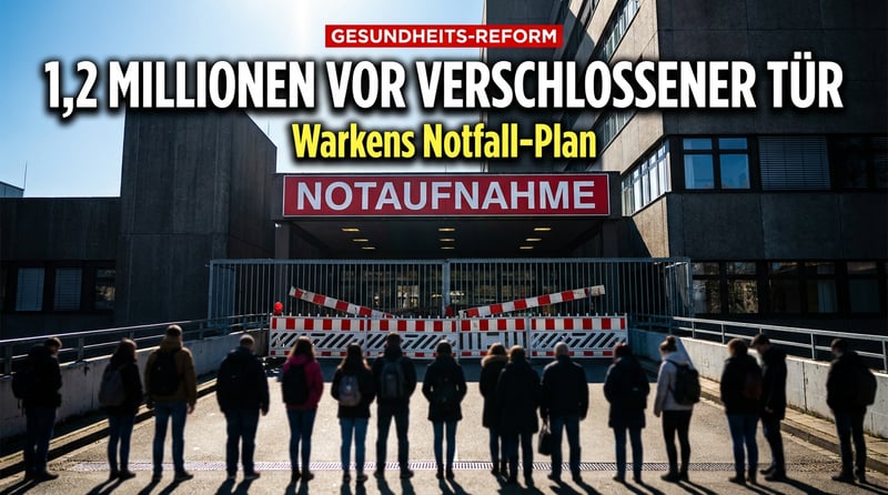 Warkens Notfall-Reform: 1,2 Millionen „Notfälle" vor verschlossener Tür