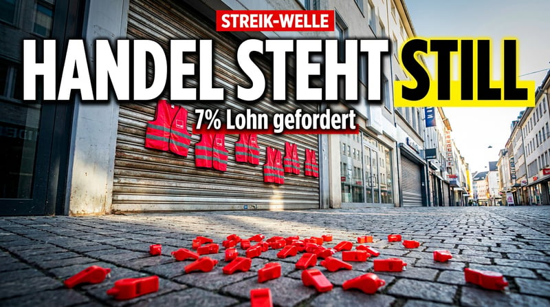 Warnstreik-Welle im Handel: Wenn der Kaufkraftverlust zur tariflichen Zerreißprobe wird