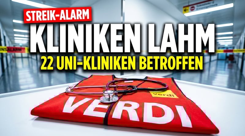 Warnstreiks im Gesundheitswesen: Verdi legt Universitätskliniken lahm