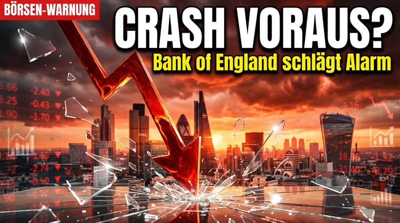 Warnung aus London: Bank of England sieht Börsencrash heraufziehen – sind die Aktienmärkte überhitzt?