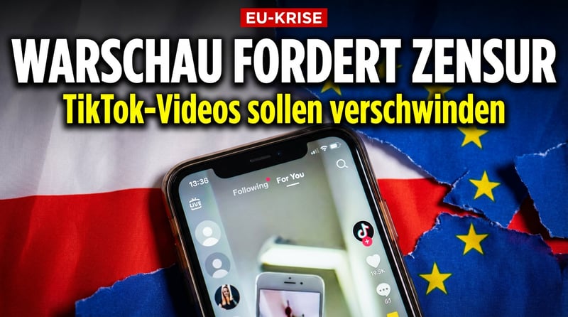 Warschau ruft Brüssel zu Hilfe: Polexit-Videos sollen von TikTok verschwinden