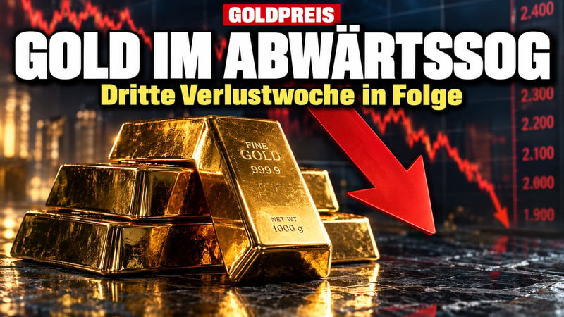 Warsh-Schock am Goldmarkt: Dritte Verlustwoche in Folge!