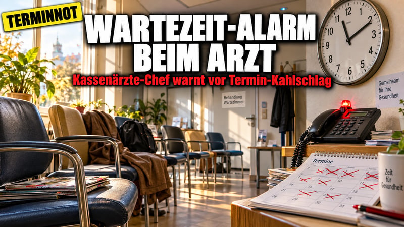 Wartezimmer-Alarm: Kassenärzte-Chef warnt vor Termin-Kahlschlag!