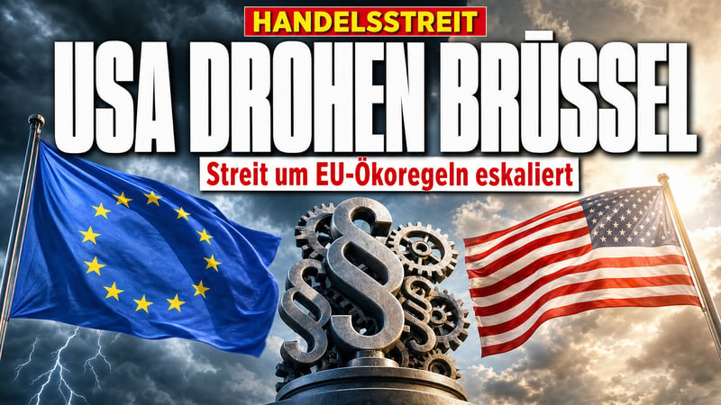 Washington droht Brüssel: Streit um EU-Ökoregeln eskaliert