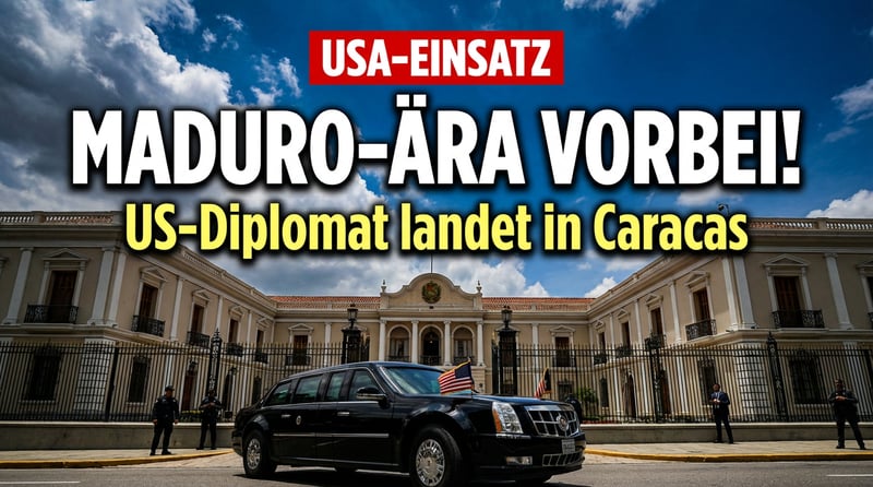 Washington greift durch: US-Diplomat landet in Caracas – Maduro-Ära beendet