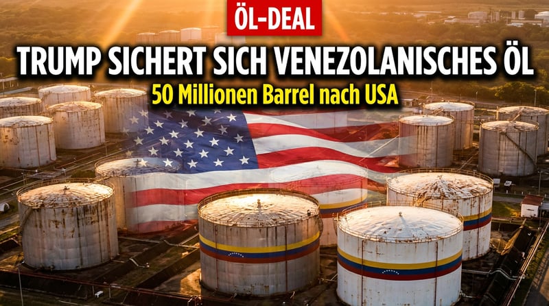 Washingtons Griff nach Venezuelas Ölreserven: Trump sichert sich Millionen Barrel