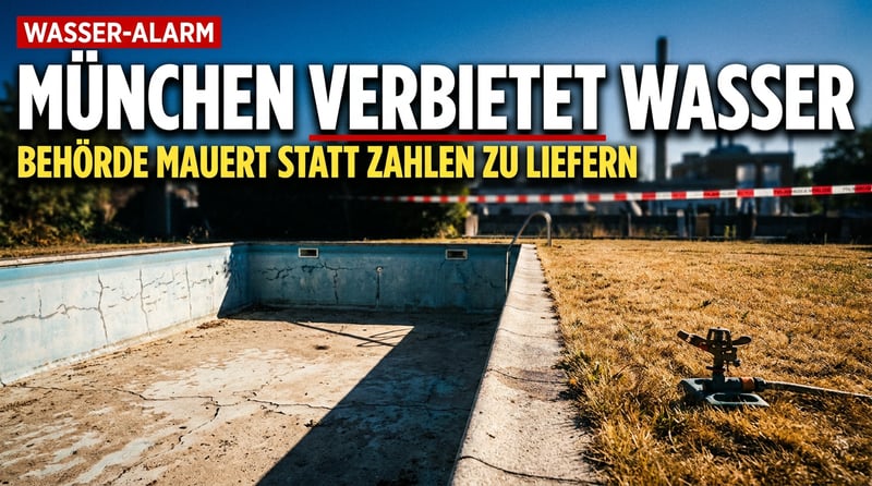 Wasser-Verbote in München: Wenn die Behörde mit „öffentlicher Sicherheit“ mauert statt Zahlen zu liefern