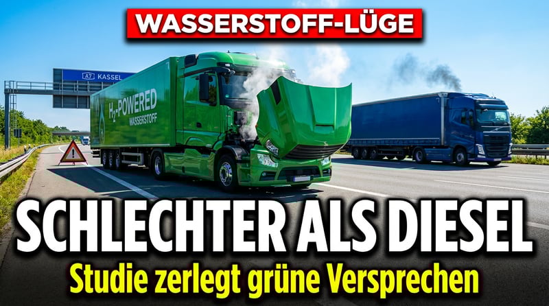 Wasserstoff-Lkws: Wenn grüne Versprechen an der Realität zerschellen