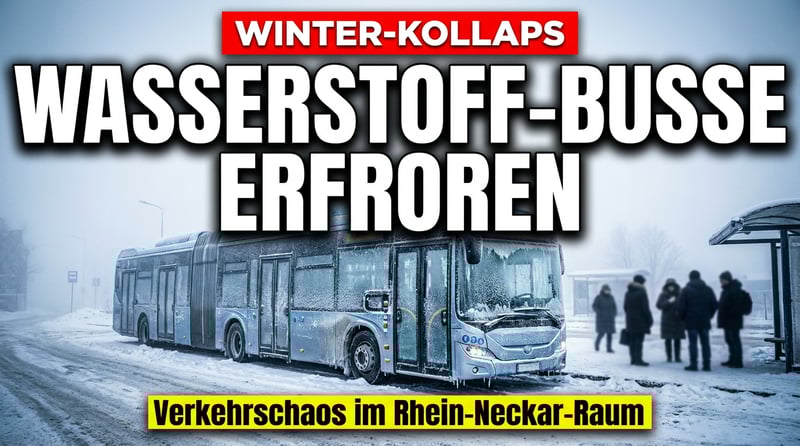 Wasserstoffbusse kapitulieren vor dem Winter: Deutschlands grüne Verkehrswende auf Eis gelegt