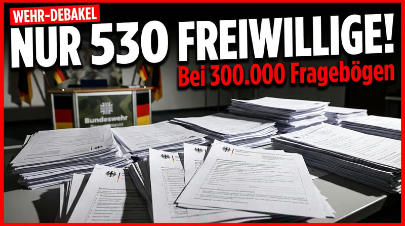 Wehrdienst-Debakel: 300.000 Fragebögen, aber nur 530 Freiwillige – die Bilanz eines Offenbarungseids