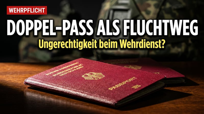 Wehrpflicht-Schlupfloch: Wenn der zweite Pass zum Freifahrtschein wird