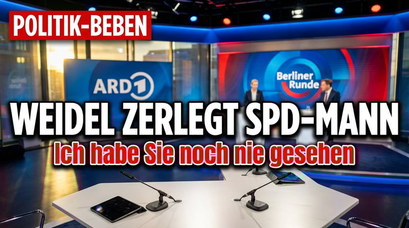 Weidel demontiert SPD-Generalsekretär im Live-TV: „Hab Sie noch nie gesehen"