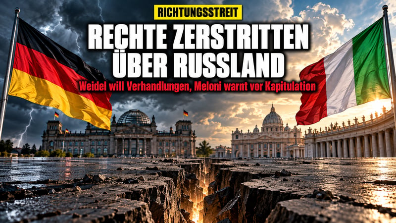 Weidel gegen Meloni: Der Ukraine-Krieg spaltet Europas Rechte!
