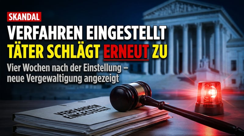 Weil das Opfer nicht schrie: Justiz stellt Verfahren ein – vier Wochen später soll der Haupttäter erneut zugeschlagen haben