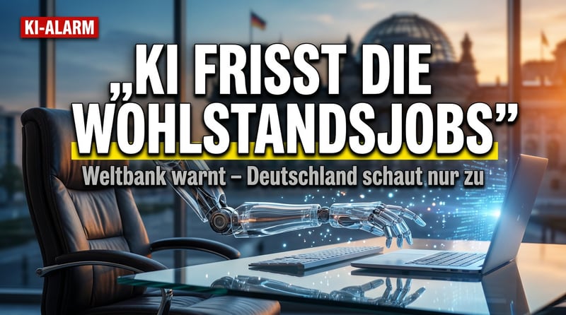 Weltbank-Studie: Die KI frisst zuerst die Wohlstandsjobs – und Deutschland schaut zu