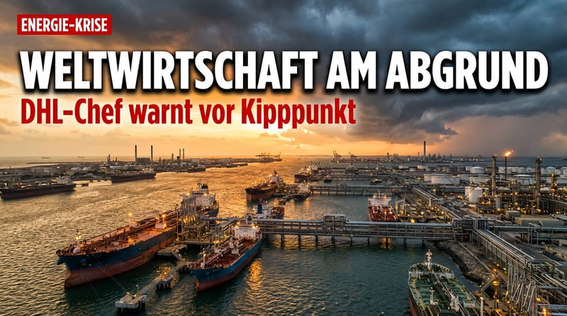 Weltwirtschaft am Abgrund: DHL-Chef warnt vor dramatischem Kipppunkt durch Energieschock am Golf