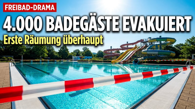 Wenn das Freibad zum Risikogebiet wird: 4.000 Gäste in Bochum geräumt