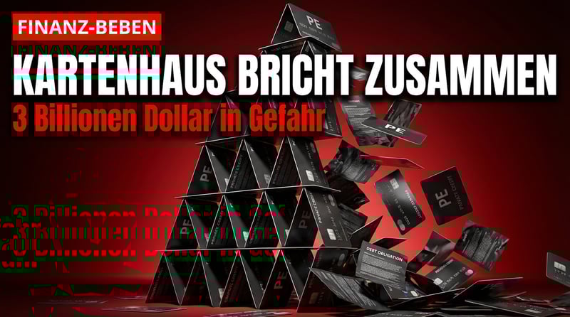 Wenn das Kartenhaus wackelt: Private Credit droht die Private-Equity-Branche in den Abgrund zu reißen