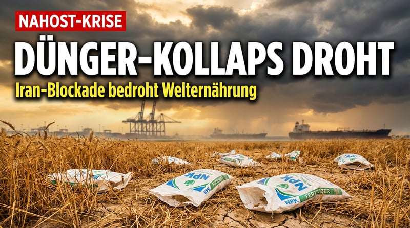 Wenn der Dünger ausbleibt: Wie der Iran-Krieg die globale Ernährungssicherheit bedroht